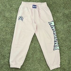 Raw Gear light pink sweatpants size large